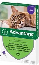 Elanco Bayer Advantage Kot 0,8Ml Pow.4kg 1 Pipeta