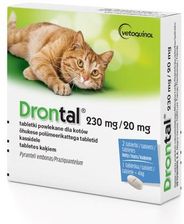 Zdjęcie Vetoquinol Drontal Tabletki Odrobaczające Kot 2Szt. - Kosów Lacki