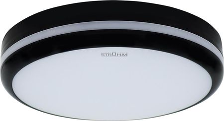 Struhm - Plafon Led Hermetyczny Astro 22Cm Zmienna Barwa Cct I Moc 12-18W Czarny 04614 Szybka Wysyłka. Zwrot 30 Dni ! (4614)