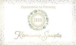 Zdjęcie Armin Style Zaproszenia Komunijne Na Komunię Zaproszenie Komunia Zpa 51 10 10szt. - Bochnia