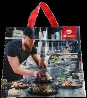 Greenbag Torba Wielokrotnego Użytku Z Polipropylenu Tkanego Z Logo Selgros 45X40X20 Cm