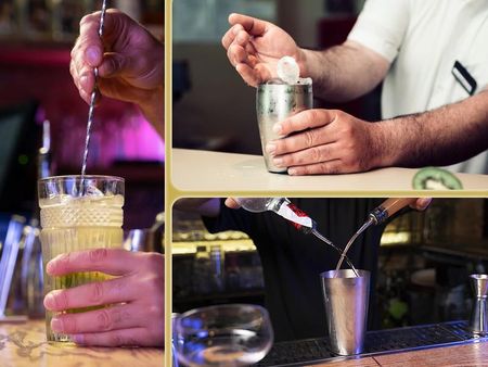 Profesjonalny Zestaw Barmański Do Drinków Shaker Szejker Do Koktajli 23 El. - zdjęcie 3