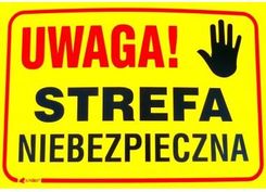 Zdjęcie Anro Znak Strefa Niebezpieczna 25X35cm Anro, Art.B08 - Mielec