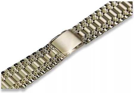 Geneve Złota bransoleta 14k 585 do zegarka męskiego MBW009Y
