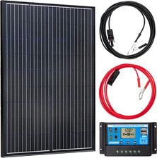Zdjęcie Volt Zestaw Solarny 100W Black + Panel 100W + Regulator Napięcia 10A - Suraż