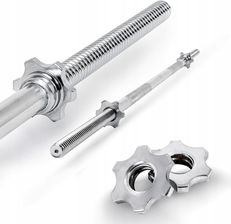 Zdjęcie Gryf prosty 150cm śrubowany stalowy chromowany 30mm z zaciskami - Tarnów