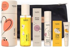 Resibo Oily One + Dream Cream + Mango Eye Lift ZESTAW Olejek do demakijażu 100 ml + Krem odżywczy 50 ml + Krem pod oczy 15 ml + Kosmetyczka 1 szt