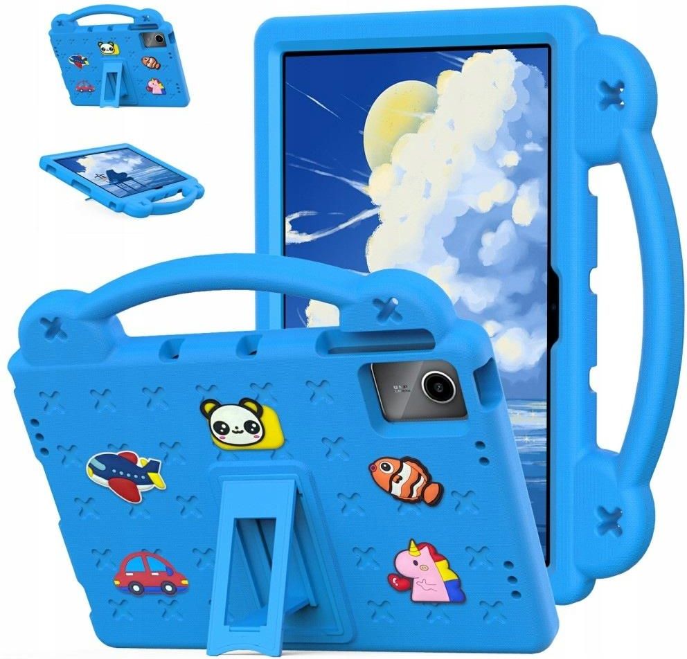 Moex Collana Per Cellulare E Custodia In Silicio Per Huawei P Smart 2020 - Cordino Regolabile Fino A 155 Cm, Protezione 360°, Colore Blu