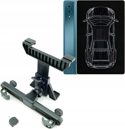 Dolaccessories Uchwyt Do Samochodu Na Zagłówek Fotela Lenovo Yoga Tab Plus 2025