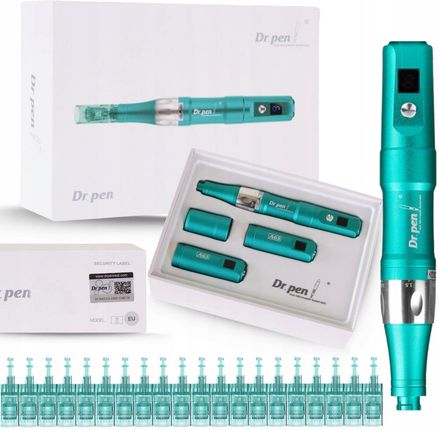 Urządzenie do Mezoterapii Derma Pen + 20 Kartridży Gratis Braders 2x Bateria