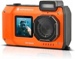 Aparat Podwodny Wodoszczelny 7M 24MP 4K 2x LCD 18x ZOOM / AgfaPhoto WP9500 Pomarańczowy