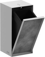 Zdjęcie HANSGROHE XtraStoris Rock Wnęka ścienna z koszem na śmieci i drzwiczkami do wyłożenia płytkami 30 x 15 x 14 cm 56063700 - Trzcińsko-Zdrój