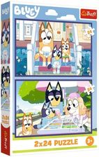 Zdjęcie Trefl Puzzle 2x24el. Zabawna Bluey 34446 - Tarnów