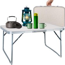 Zdjęcie Stolik Turystyczny Składany Przenośny Biwakowy Aluminiowy Przenośny 60x40cm TRIZAND 23428 - Biała Rawska