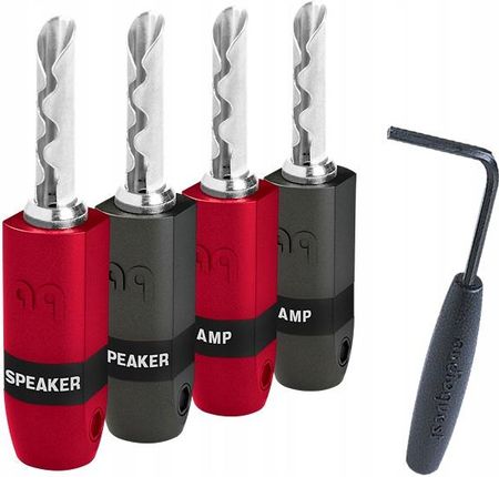 Audioquest SureGrip 300 wtyk bananowy Bfa 4 sztuki