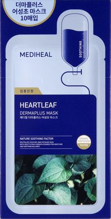 Mediheal Dermaplus Heartleaf Kojąca Maska W Płachcie Do Twarzy 22Ml