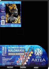 Zdjęcie Astra Art Pap Malowanie Po Numerach Na Czarnym Płótnie Astra Artea Złota Muza - Ryglice