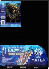 Zdjęcie Astra Art Pap Malowanie Po Numerach Na Czarnym Płótnie Astra Artea Promień Złota - Gniewkowo