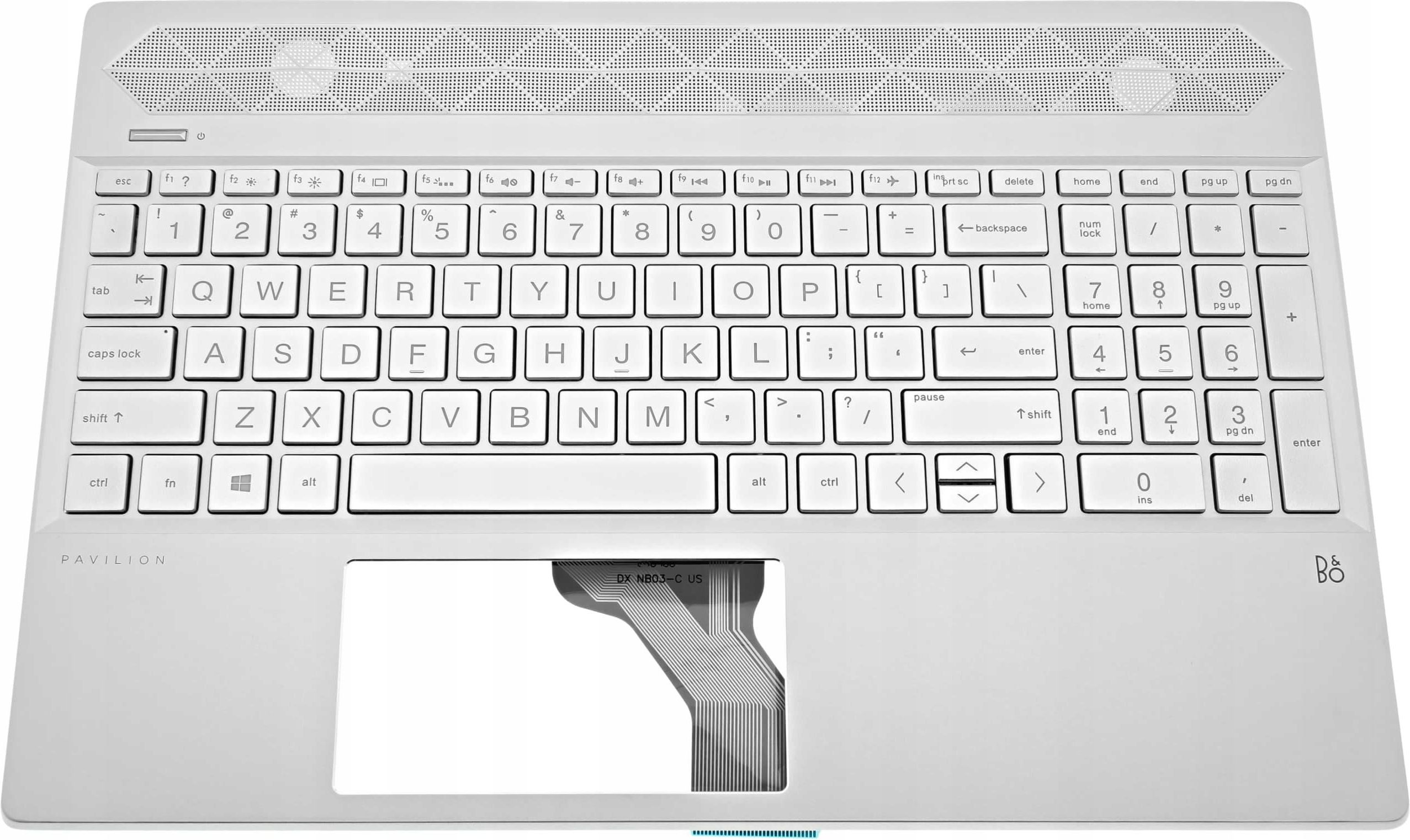 thumbnail interactive-video image 1 of HP Pavilion 15-CS / 15-CW Series Laptop Bottom Case Cover – Silver (Integrated Graphics) 1 of 2
