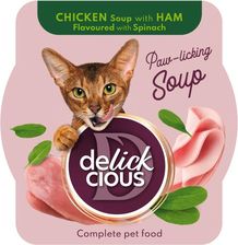 Delickcious Chicken Soup With Ham Mokra Karma Z Kurczakiem Dla Kota 80G