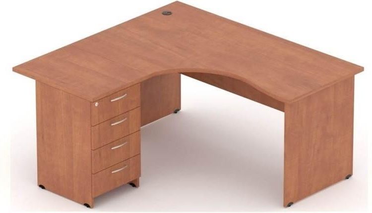 Office Style Biurko Standard Narożne Z Kontenerkiem Lewe 136X147X76 Cm ...