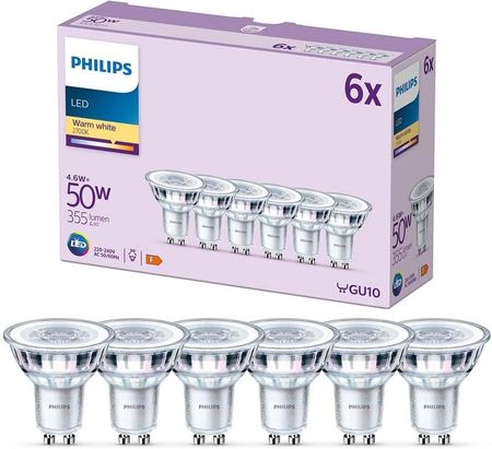 Philips Ledclassic Zestaw 6 Szt, Par16 Gu10, 8719514452527,
