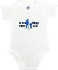 FC Internazionale Milano S.p.A. Body dla niemowląt, unisex, dla dzieci i młodzieży, białe, 3-6 miesięcy, ojciec/syn