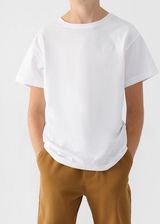 Zdjęcie T-shirt chłopięcy, biały, 4F - Bobolice