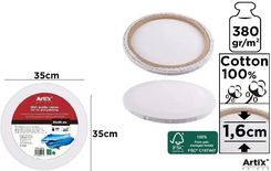 Zdjęcie Podobrazie okrągłe 35x35x1.6cm 380G/m2 - Artix - Kościan