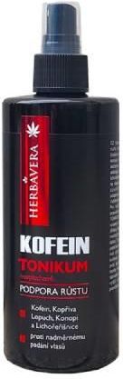 Herbavera - tonik kofeinowy z ekstraktem z Indyjskiej Rzeżuchy, wsparcie wzrostu włosów, 300 ml