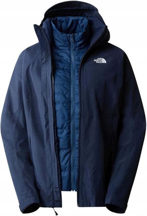 Kurtka damska The North Face Inlux 3w1 zimowa z kapturem granatowa r. M