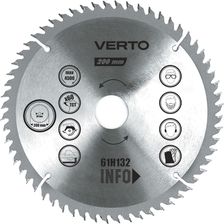Zdjęcie VERTO Tarcza do pilarki 450x30mm 60z, widia (61H150) - Jasień