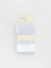 Reserved - Rajstopy z mikrofibry 2 pack - biały
