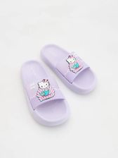 Reserved - Klapki Hello Kitty - lawendowy