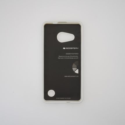 Etui Microsoft Lumia 550 Dopasowane Białe Goospery - zdjęcie 2