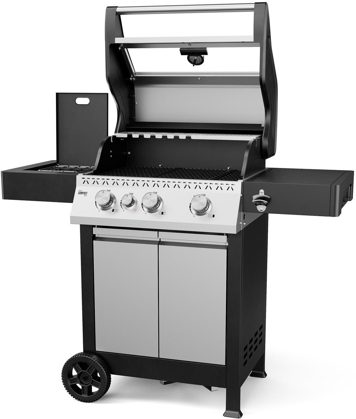 фото Гриль газовий мобільний Koler Krone Compact Silver (KK-CP/B)