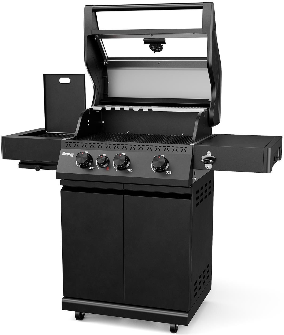 фото Гриль газовий мобільний Koler Krone Compact Pro Black (KK-CP/B)