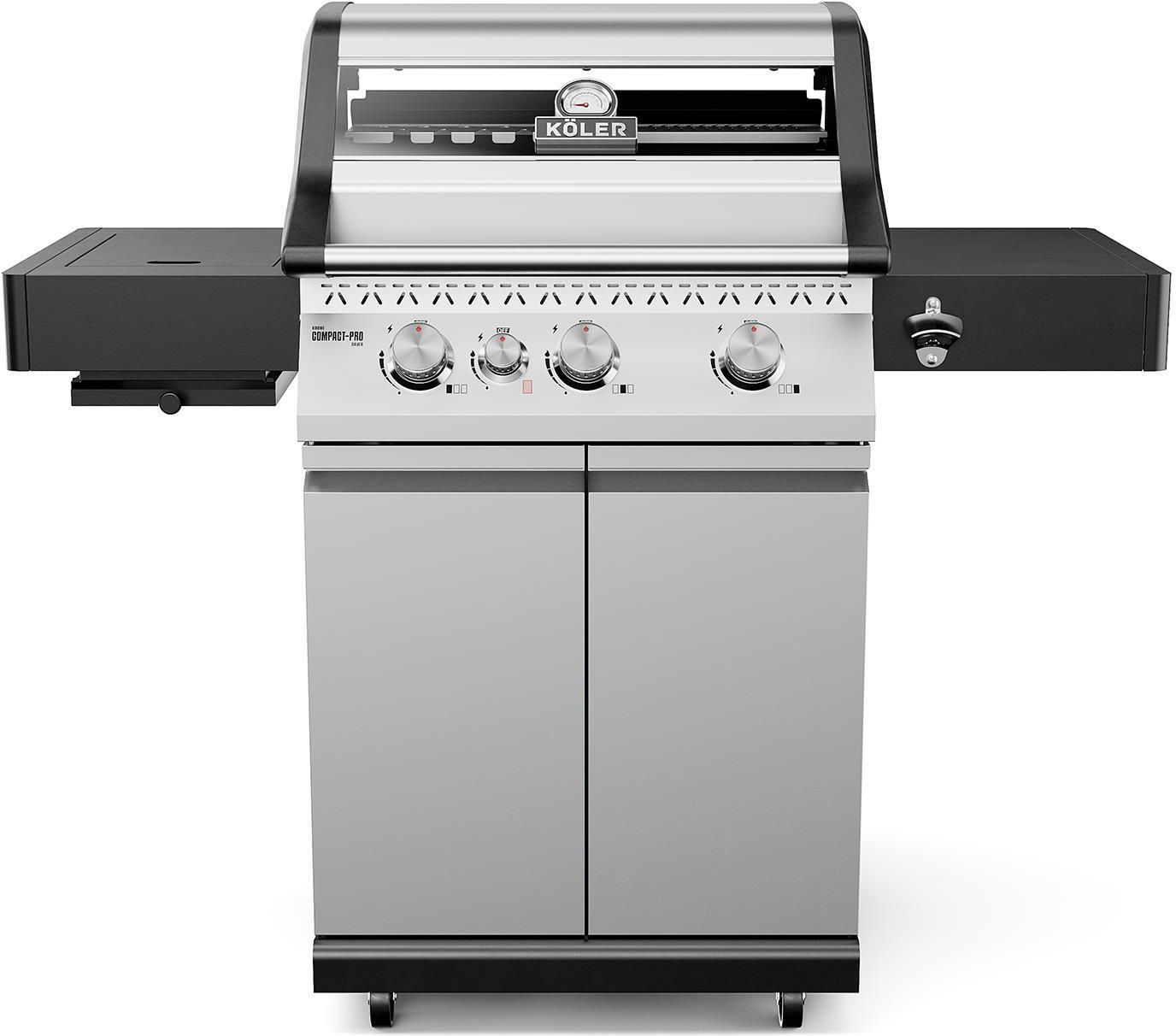 фото Газовый мобильный гриль Koler Krone Compact Pro Silver (KK-CP/S)