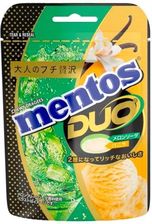 Zdjęcie Mentos Cukierki Draże Duo Melon Soda & Vanilla Ice Crem Smak Lodów I Melona 45g - Maków Podhalański