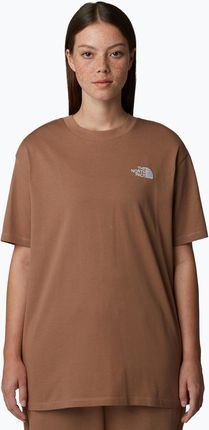 Koszulka damska The North Face Essential Oversize Tee latte Wiosna 2025