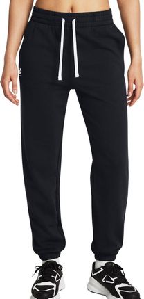 Spodnie damskie Under Armour Rival Terry Jogger czarne 1382735 002