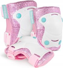 Zdjęcie Zestaw Ochraniaczy Na Rolki Cariboo Ballerina S Różowe - Działoszyn