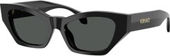 Zdjęcie OKULARY VERSACE VE 4488U GB1/87 53 ROZMIAR M - Pyzdry