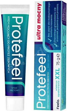 FEELO Protefeel Krem do protez zębowych ultra mocny, 75 g