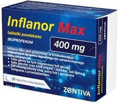 Zdjęcie Zentiva Inflanor Max 400mg 50tabl. - Bytów