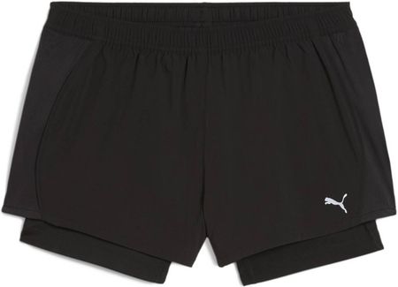 Szorty damskie Puma RUN VELOCITY 2IN1 3 czarne 52658801