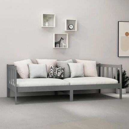 Zakito Europe Leżanka Szary 203X98X66Cm Materac 90X200X20Cm (ZE3083616) - zdjęcie 3