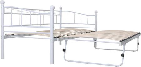 Zakito Home Stalowa Leżanka 211X100 Biała (ZH285308) - zdjęcie 2