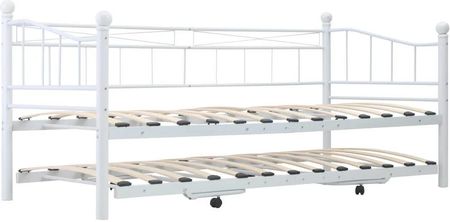 Zakito Home Stalowa Leżanka 211X100 Biała (ZH285308) - zdjęcie 4