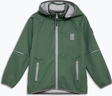 Kurtka softshell dziecięca LEGO Lwsefrit 200 green Wiosna 2025
